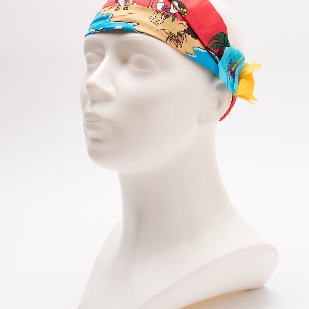 NWT Guaranteed Authentic Dolce and Gabbana Floral "Hawaii " Headband
